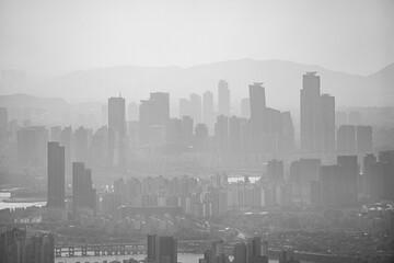 롯데타워에서 바라본 서울