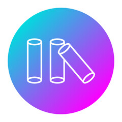 Chalk vector icon. Can be used for Home Improvements iconset.