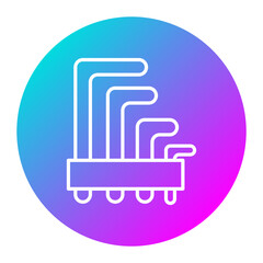 Hex Key vector icon. Can be used for Home Improvements iconset.