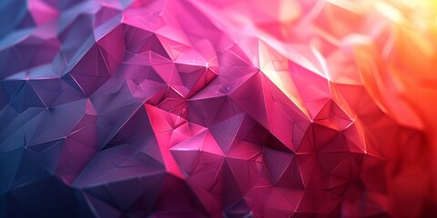 Obraz premium Detailed view of a colorful and abstract background filled with vibrant shapes and patterns