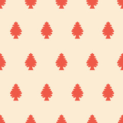 seamless pattern, tree art surface design for fabric scarf and decor

