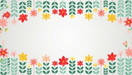 flowers frame border