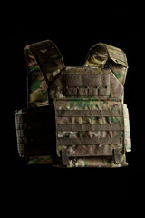 Bulletproof vest, Tactical body armor bulletproof vests hidden with additional pockets, camouflage