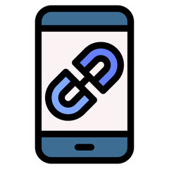 link, app, android, digital, interaction Icon