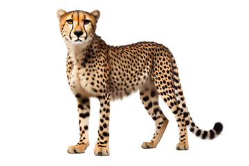 cheetah isolated on transparent background