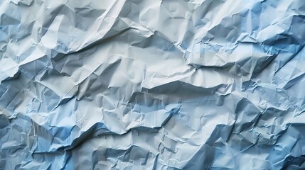 Obraz premium Background of stained white paper, texture of crumpled paper