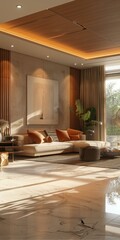 Living Room Interior Design Visualization