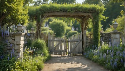 The Entrance to a Beautiful Garden
