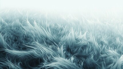 Obraz premium A field of soft spikes that gently rise and fall, breathing like the skin of a slumbering mythical creature. 