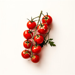 Red tomato bunch, tomato bunch