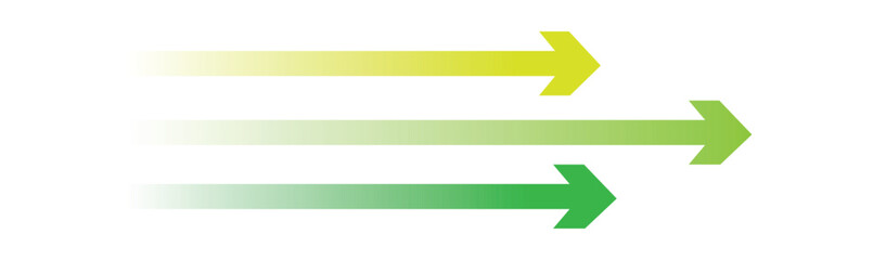 Abstract perspective line stripes with dimensional effect arrow isolated on white background.