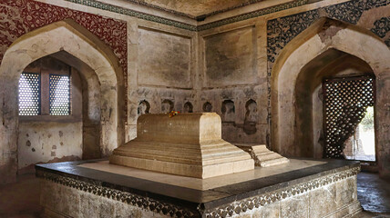 Grave of Shahnawaz Khan, He was Commander om Mughal Army, Black Taj Mahal, Burhanpur, Madhya...