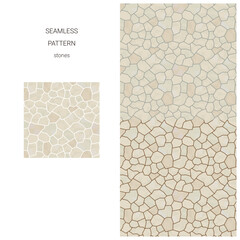 シームレスパターンの石畳