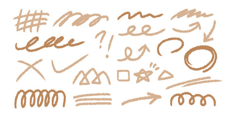 Hand drawn doodle collection