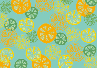 柑橘類のイメージ背景