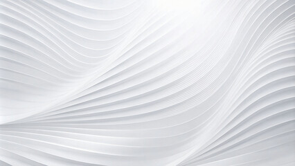 Abstract white paper background with swirling lines creates a textured wallpaper design