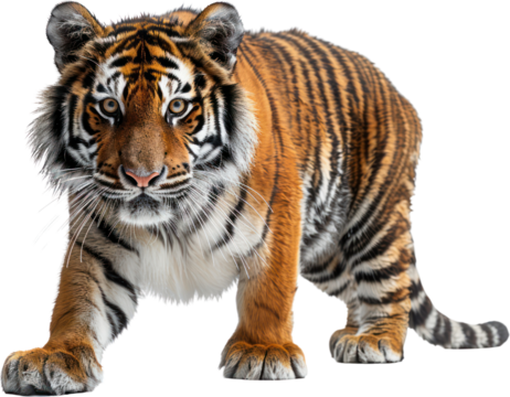 Full body shot of a Tiger, Generative Ai