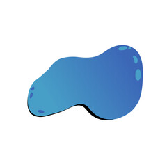 Colored abstract shapes