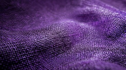 An image of a purple fabric texture background with a macro shot, in a design space