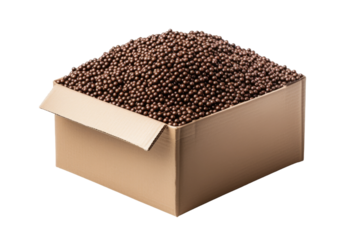 The Beaded Treasure Chest on a White or Clear Surface PNG Transparent Background.