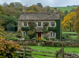 Stone Cottage in the English Countryside