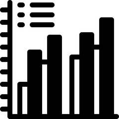 graph, bar graph, bar chart, stats, statistics Icon