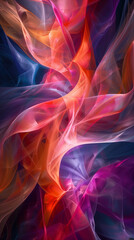 abstract photograph of a colorful background with a swirl of smoke