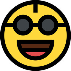 Vector Icon greed, emoji, emotion, smiley, feelings