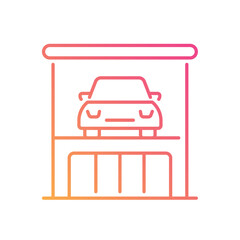 Showroom vector icon