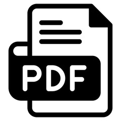 Vector Icon pdf, file type, file format, file extension, document