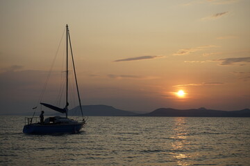 Sailing boat and nature photos of Balaton Hungary 