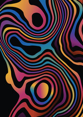 Vertical Vibrant gradient background vector.  Abstract trendy modern design wallpaper for landing page, covers, Brochures, flyers, Presentations,Banners. Vector illustration.