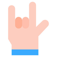 Vector Icon maloik, hand, hands and gestures, gestures, sign