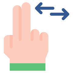 Vector Icon move, hand, hands and gestures, gestures, sign