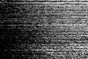 Worn black and white grunge texture. Distress paper overlay. Dark grainy texture background. Dust overlay textured. Grain noise particles. Weathered effect. Torn graininess pattern. Vector, EPS 10.