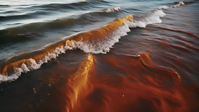 As the red tide moves on it leaves a path of destruction and devastation in its wake a reminder of the harm we inflict on the ocean.