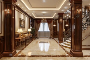 Classical Entrance Hall Interior