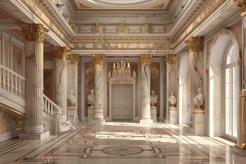 Classical Entrance Hall Interior