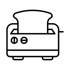 Toaster line icon