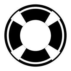 Naklejka premium Lifebuoy icon vector illustration
