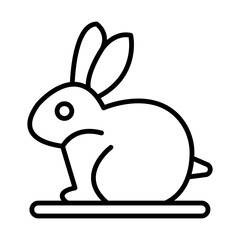 Bunny line icon