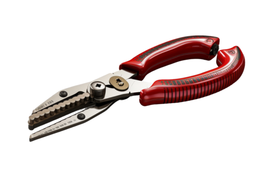 Crimson Wings of Precision on a White or Clear Surface PNG Transparent Background.