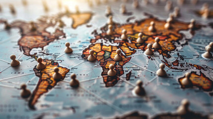 world connecting, business, network and internet technology background