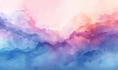 Elegant abstract watercolor background with soft pastel colors and fluid transitions, Generate AI