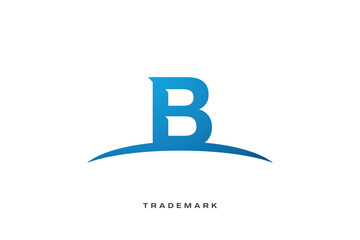 B Letter vector trademark brand logo