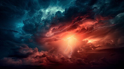 lightning in the night, stormy lightnig in the dark, lightning background, storm in the dark