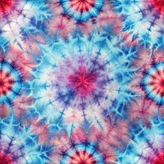 cool tone tie dye in seamless pattern