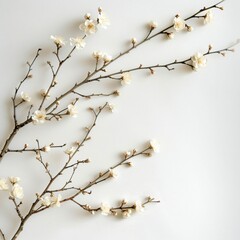 Delicate Cherry Blossom Branches