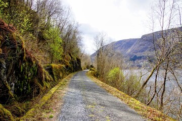path in the mountains
