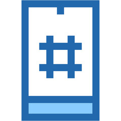 Vector Icon hashtag, hashtags, hash key, social network, social